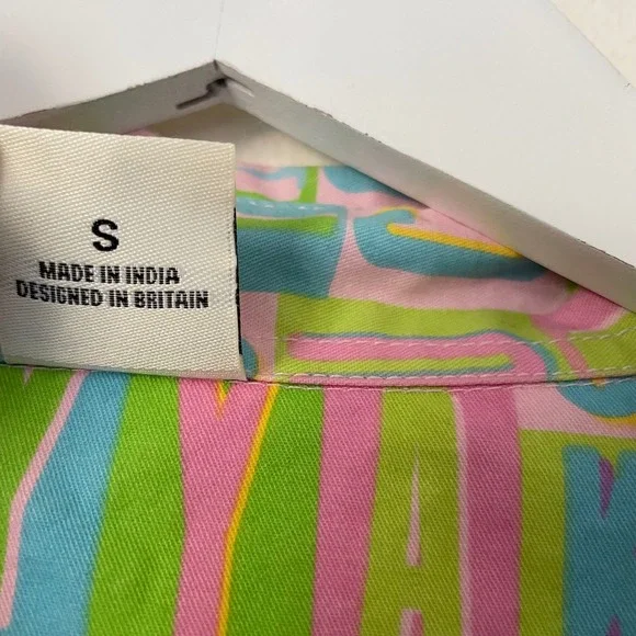 Lucy & Yak Frankie Spellout Colorblock Pastel Boilersuit Coveralls Jumpsuit - Picture 4 of 5